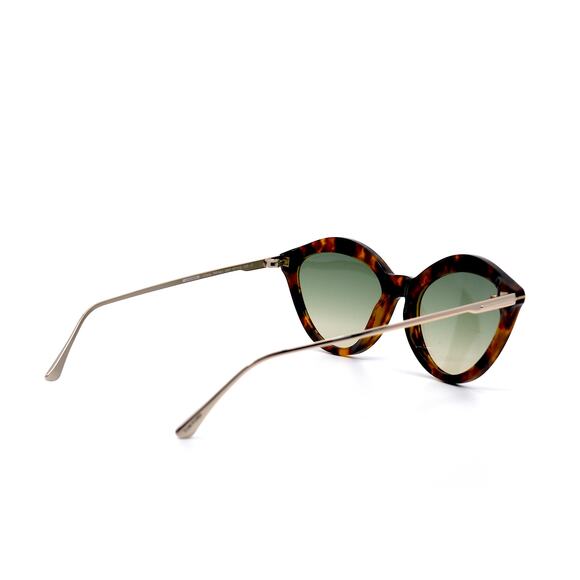 NEW TOM FORD CHLOE TF663/S 55P HAVANA GREEN AUTHENTIC SUNGLASSES - Picture 7 of 13